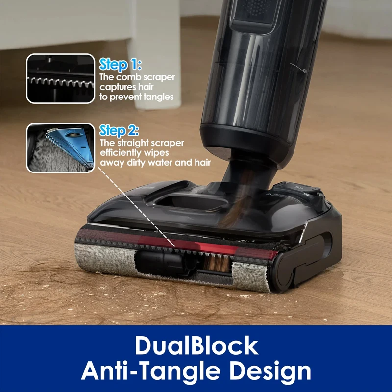 Tineco Floor One S6 Stretch Extreme - wet & dry vloerreiniger nat- en