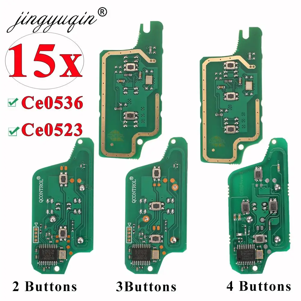 Generic Coque Clé Peugeot Citroen 3 Buttons 307 408 308 C2 C4