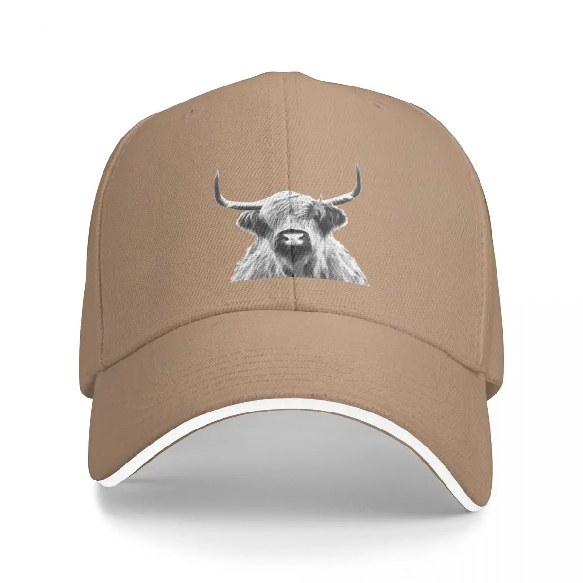 Great Gift - Unisex 100% Polyester Wide Brim Longhorn Cattle Cow