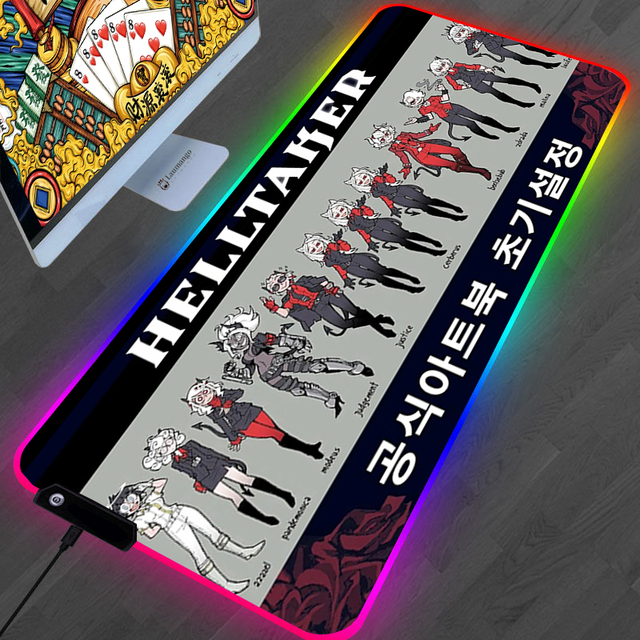 Mouse Pad Computer Accessories Pc Gamer Keyboard Backlight Mat Xxl Ковер Gaming Laptop Mousepad Computers RGB Carpet