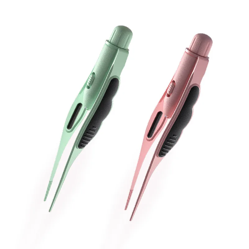 귀 클리너, 귀 왁스 제거 도구, 손전등, 귀이개, 귀 청소, 귀지 리무버, 빛나는 귀 큐렛 라이트 스푼, 1 세트