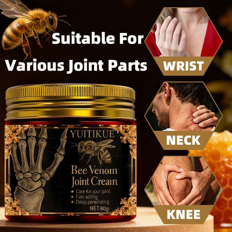 YUITIKUE Bee Venom Joint Cream, cares for your joints with fast-acting relief, deep penetration, and joint protection