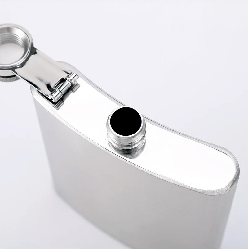 6 OZ 170 ml Edelstahl-Flachmann, personalisierbar, individuelles Foto, Logo, Name, Text, DIY, Lasergravur, tragbar, Outdoor-Geschenk für Männer – Detail 6