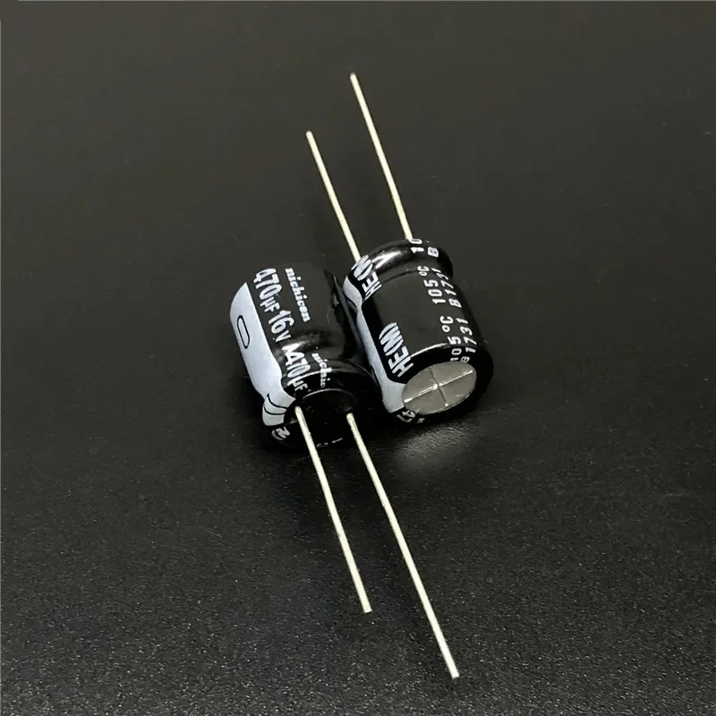 

10pcs/100pcs 470uF 16V NICHICON HE Series 10x12.5mm Extremely Low Impedance 16V470uF Aluminum Electrolytic Capacitor