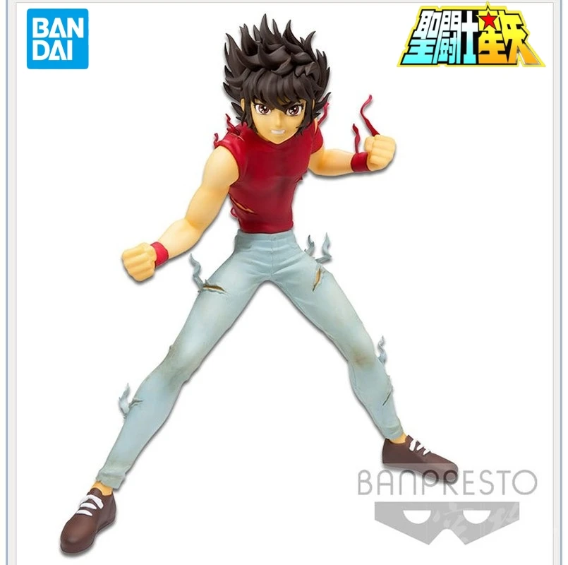 

Original Banpresto Saint Seiya Cosmo Memoir Pegasus Seiya Action Figure Collectible Model Toys Anime Figurals Dolls Gift