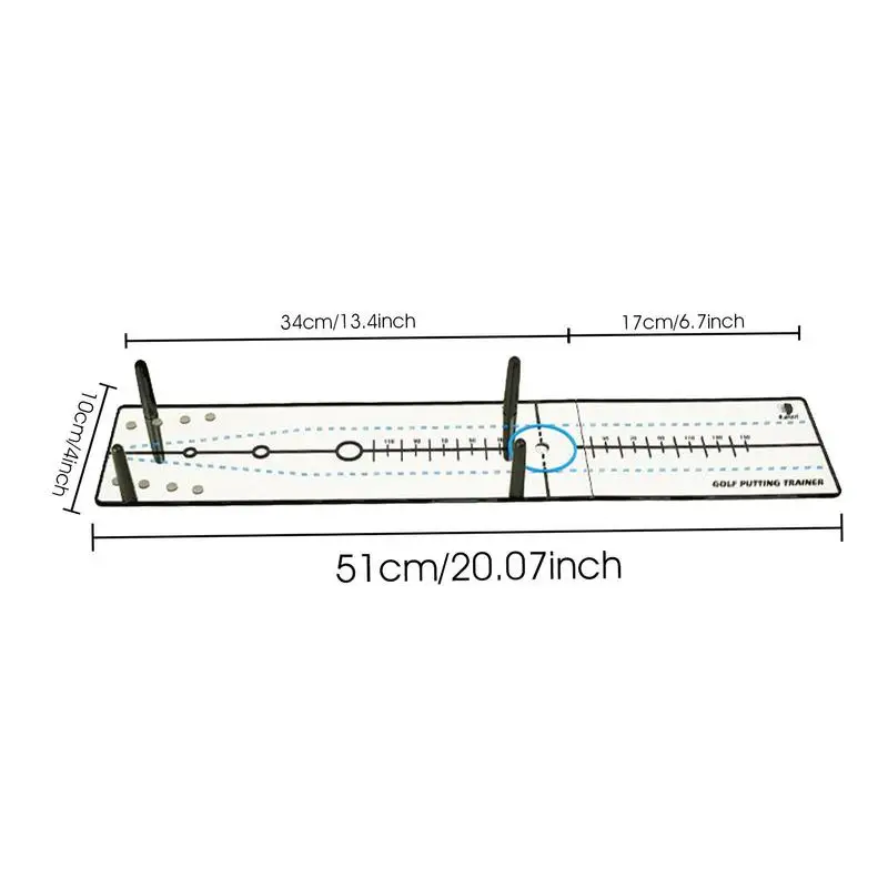 Golf Putting Mirror Golf Swing Straight Practice Eye Line Golf Accessories Putter Mirror Alignment Training Aid Swing Trainer 6