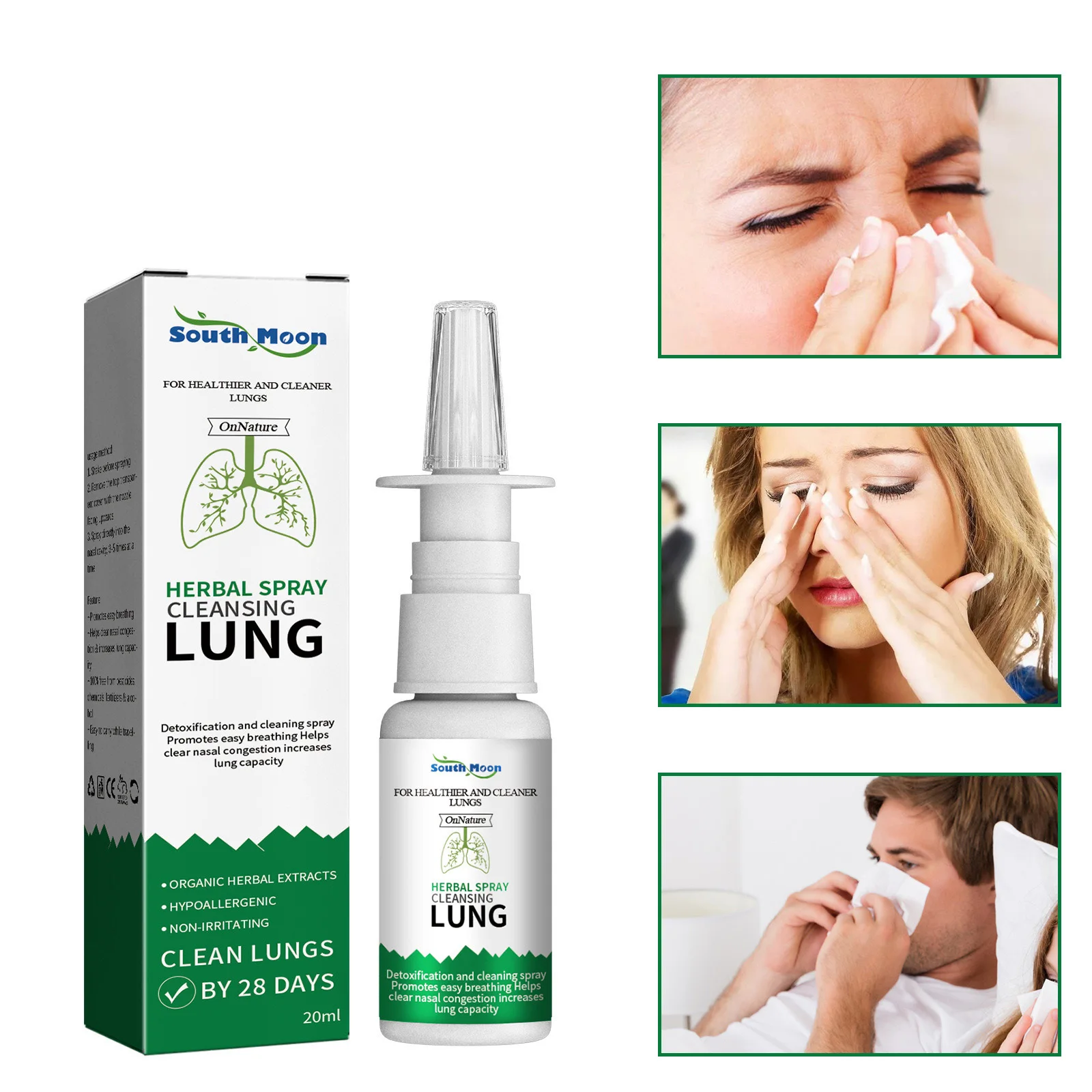 

1pcs Relieve Runny Nose Relieve Nasal Congestion Nasal Cavity Cleaning And Nursing Solution Nasal Cleaning Fluid Nasal Spray