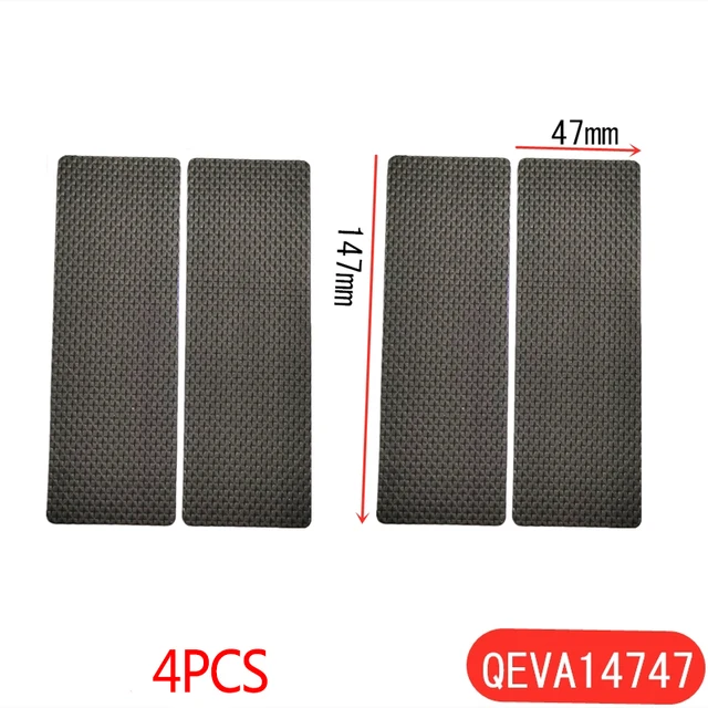 Furniture Leg Rug Anti Scratch Floor Protectors Chair Table Foot Covers Anti Slip Furniture Chair Leg Caps Black Self Adhesive QEVA14747x2