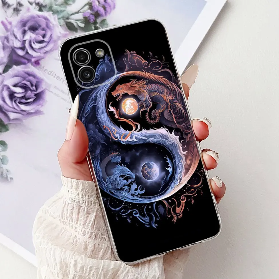 Clear Luxury Flower Painted Phone Case - Cute and Funny Design Cover