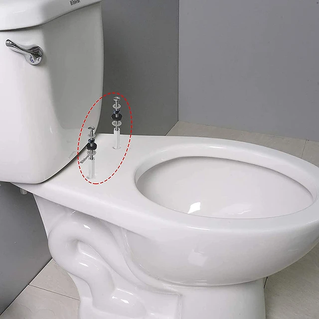 Raccords de fixation de couvercle de toilette, vis connecteurs de couvercle  de toilette, boulons de fixation de siège de toilette pour matériel de  salle de bain 1 ensemble - AliExpress