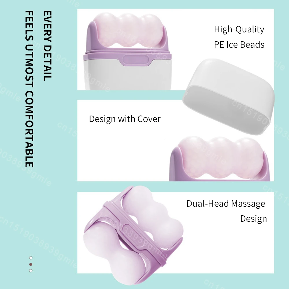 Facial Roller Massager Ice Roller Face Eye Massage Tool Skin Massage for Lifting and Firming Facial Rolling Body Maderotherapy