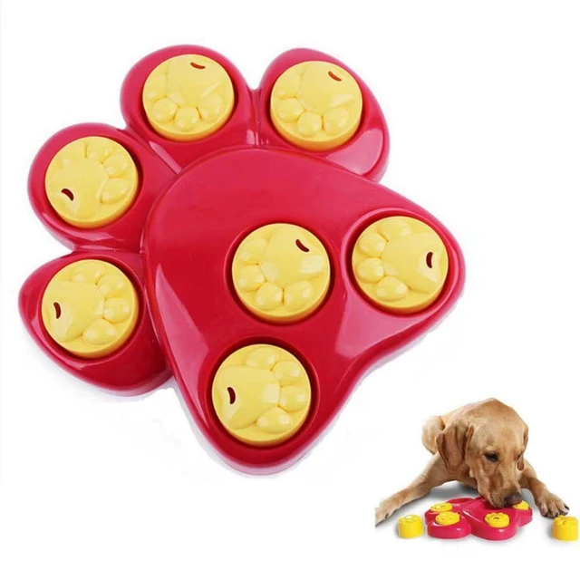 Pet Dog Plastic Educational Toy Anti Choke Bowl Funny Interactive