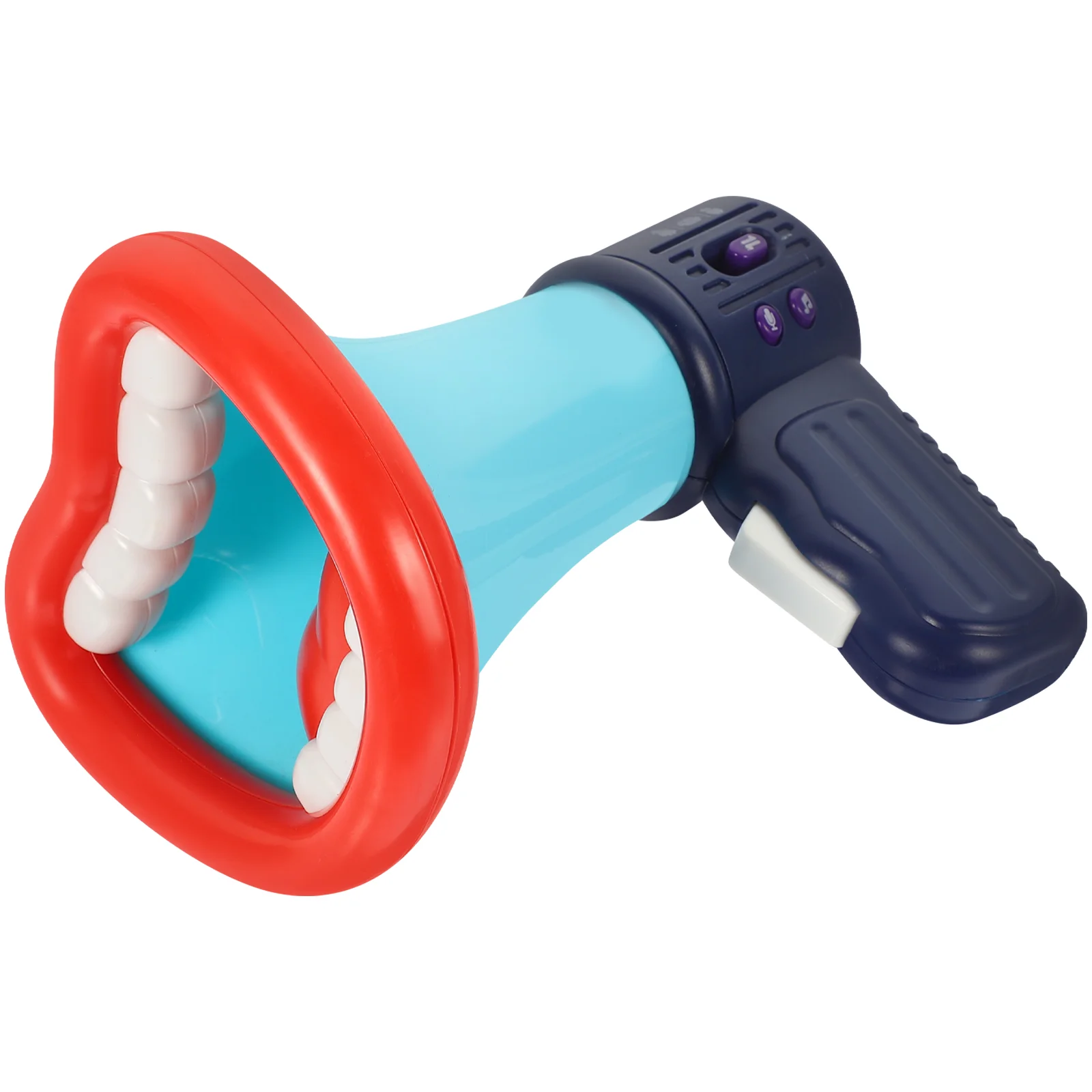 

Funny Speaker Multi-functional Voice Changing Horn Children Toy Handheld Loudspeaker (Blue， Without )