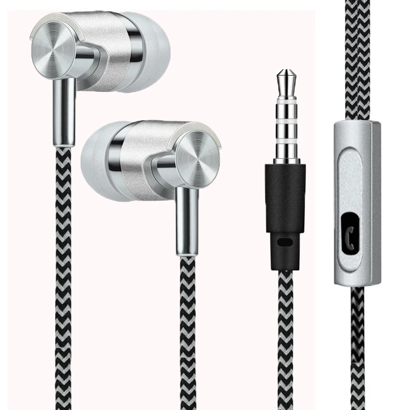 Noise-Cancelling HiFi Stereo In-Ear Earphones with Mic