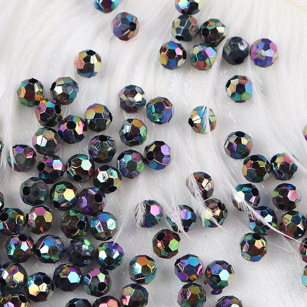 Diamond Shaped AB Beads for DIY Crafts and Decor - 20g