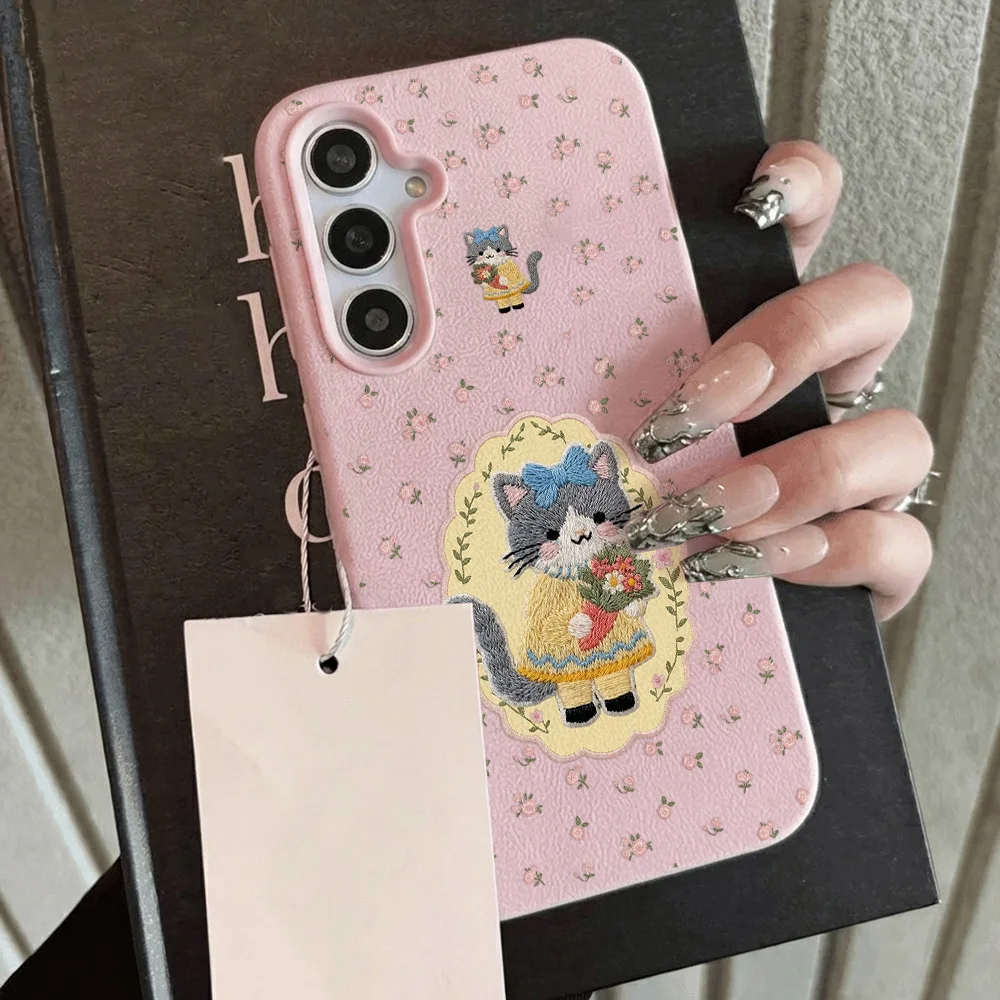 Cartoon Cat Silicone Phone Case