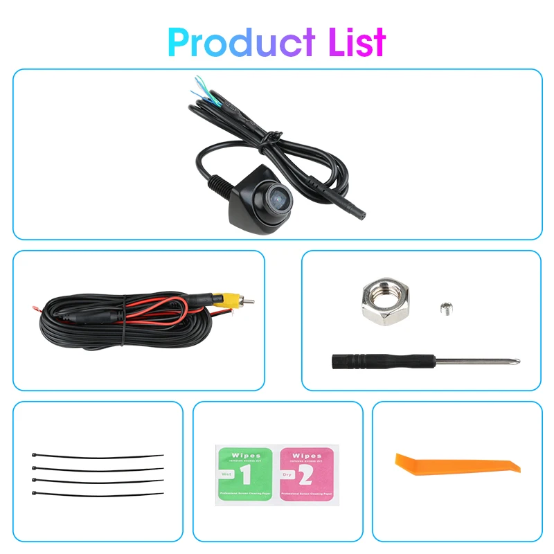 Rear View Camera AHD 1920x1080P 170&deg; Fisheye for Car