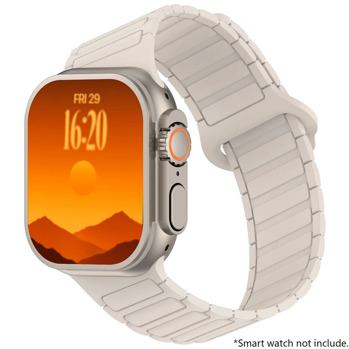 Inclined Magnetic Silicone Bracelet