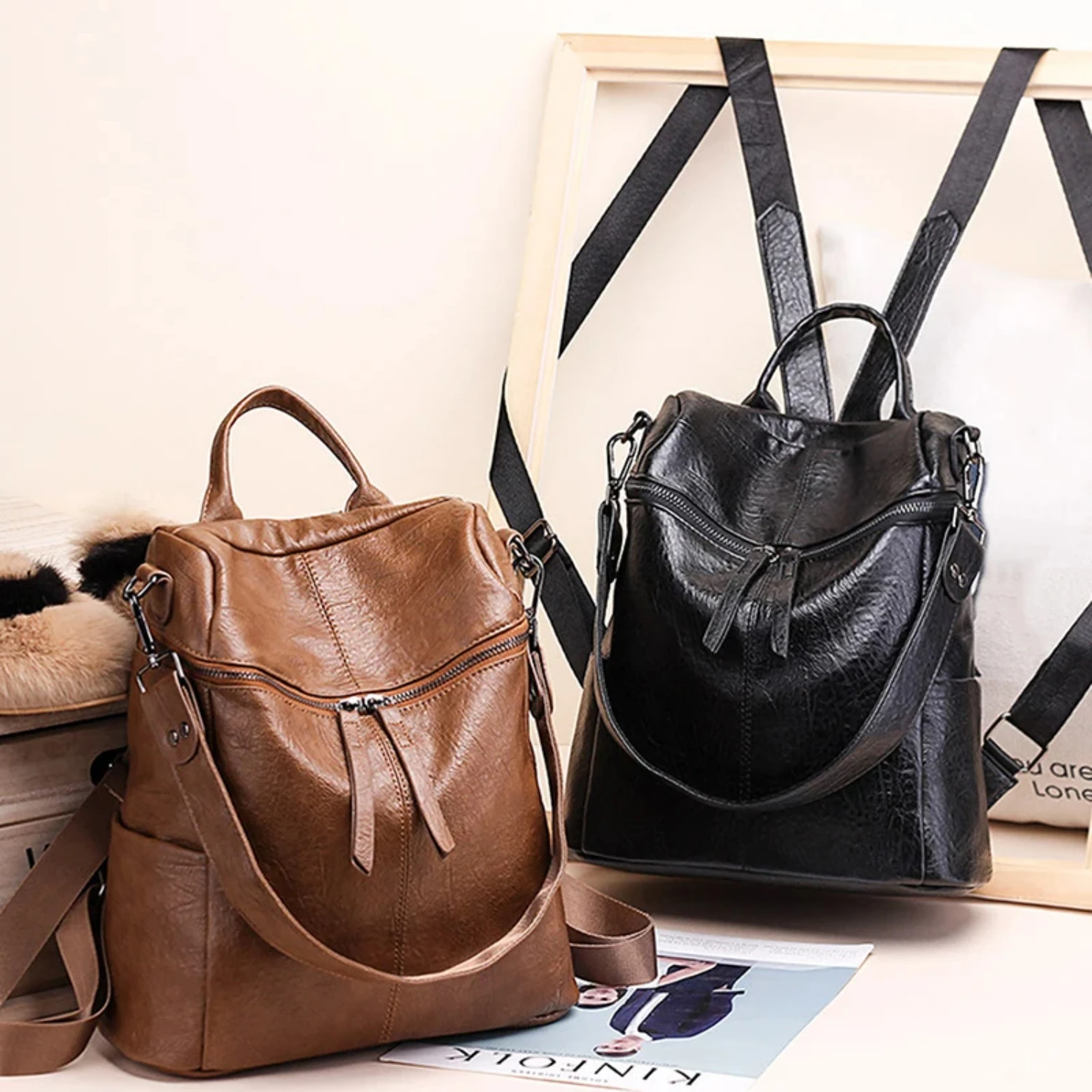 2020 New Korean Version Backpack Women The Wild Fashion 