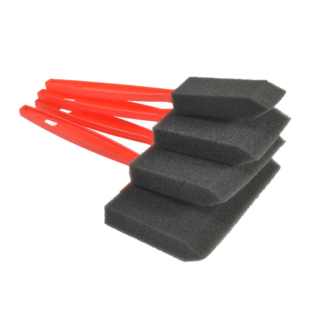 4PCS Foam Paint Brush, Sponge Oil Stain, Polyurethane Craft Art Paint