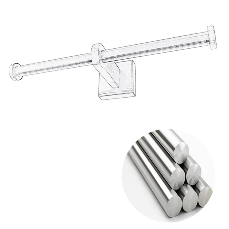 Description Picture 5 of itemStainless Steel Toilet Roll Holder Double Ring Toilet Paper Holder Wall Mounted Bathroom Toilet Paper Shelf