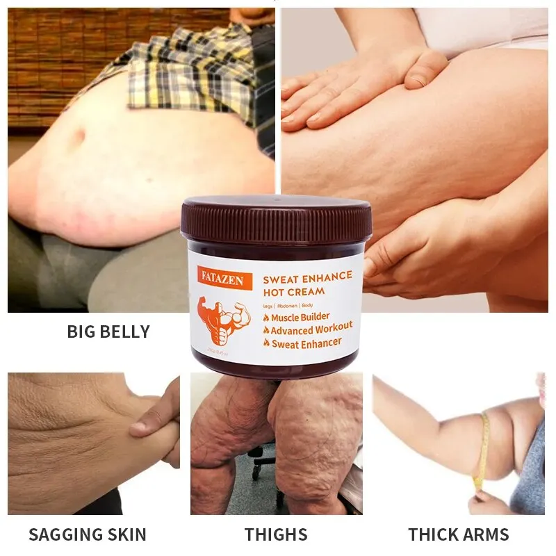 Hot Cream 300g for Belly Tummy Abdomen Legs Arms Buttocks Waist Fat Loss fat burning cream
