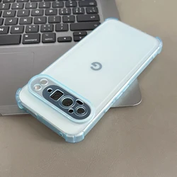 Slim Translucent Frost Mist Case with 4 - Corner Drop Protection - Google Pixel 10a (Blue)