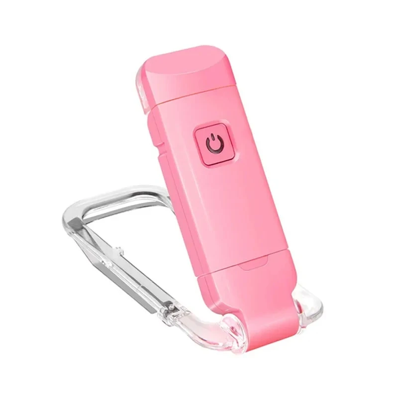 USB Rechargeable Adjustable Brightness LED Clip-On Bookmark Reading Light