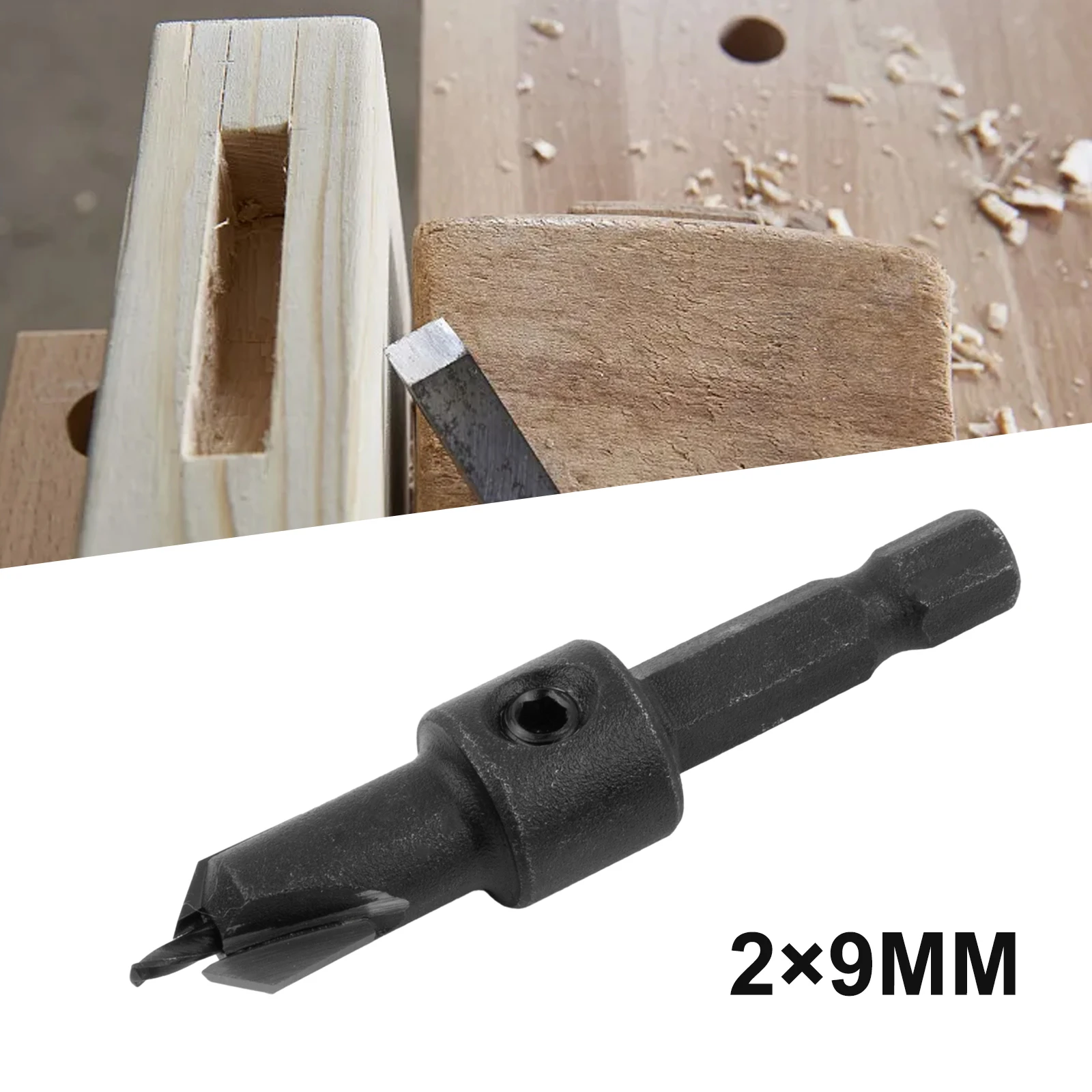

1pc Countersink Drill Bit Woodworking 1/4" Hex Shank Alloy Steel Salad Drill Step Drill Bit Power Tools Workshop Equipment