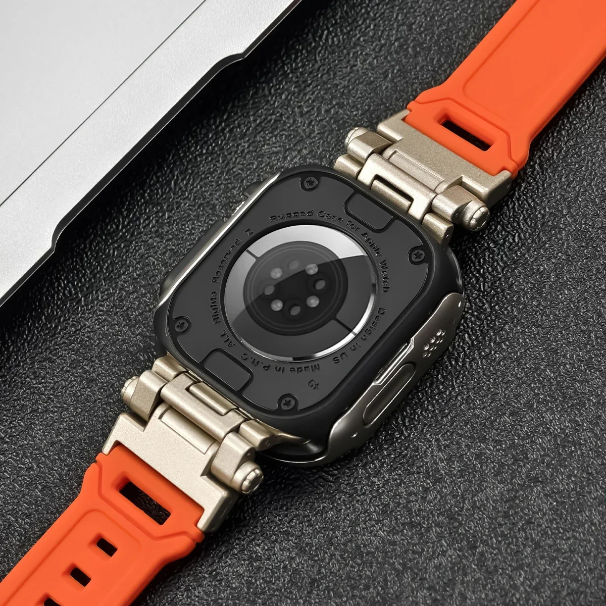 Premium TPU Case & Silicone Strap for Apple Watch - Ultra Protection Series