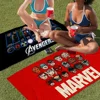 Avengers Marvel Logo Microfiber Blanket Quick Drying Beach Towels Oversized Printing Super Absorbent Pool Towel Blanket 6