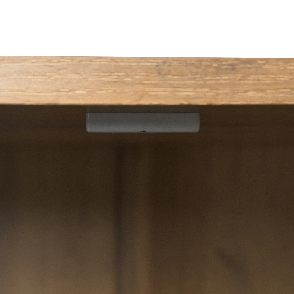 PINGGO Modernes 4-Türiges Sideboard 160,5x35,5x78cm Praktische Aufbewahrungslösung für Wohnzimmer, Schlafzimmer und Esszimmer – Detail 22