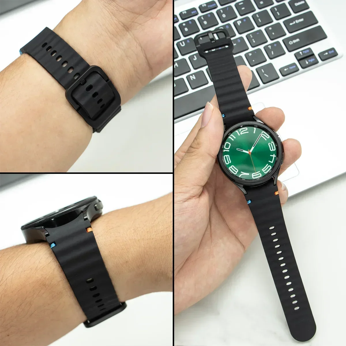 Premium No Gaps Quick Fit Silicone Strap