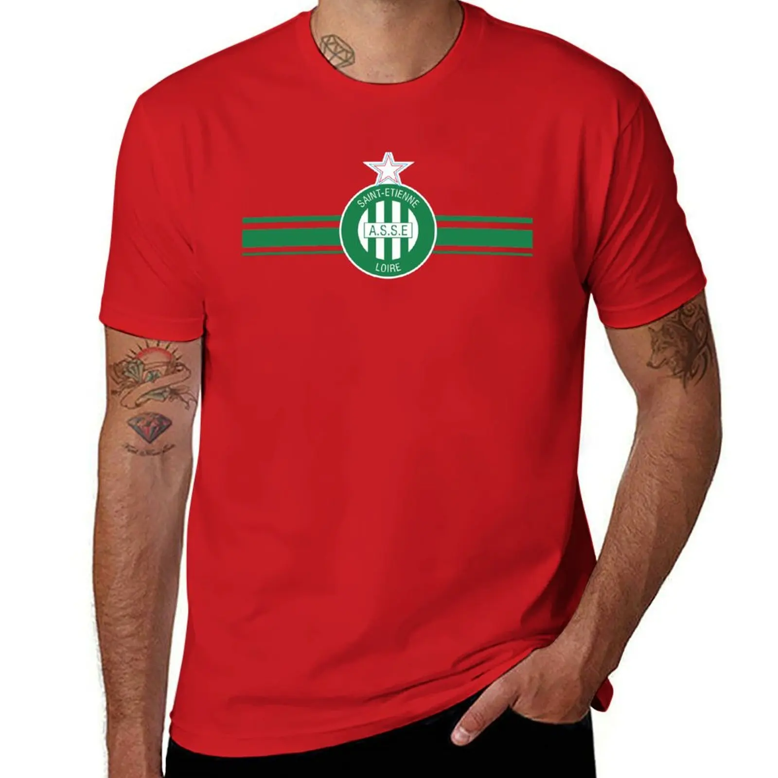 Stripes of My Heart - Saint-Etienne Graphic T-Shirt