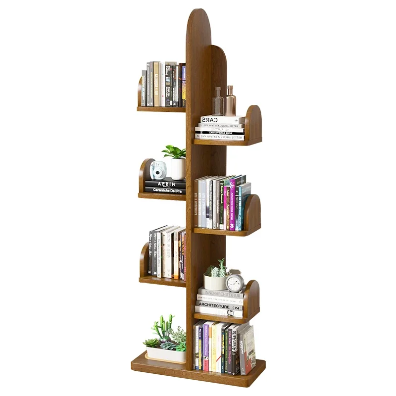 

YY Cactus Bookshelf Creative Corner Shelf Floor Home Living Room Corner