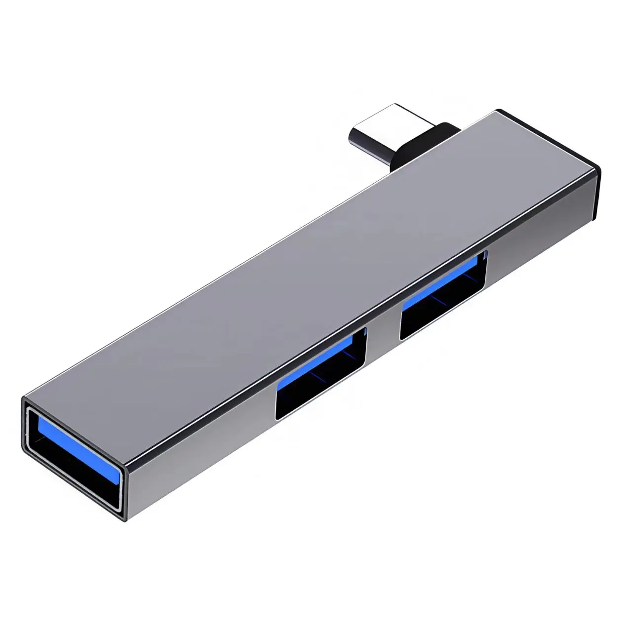 ตัวเลือกสินค้า USB-C ฮับ 4 พอร์ต ตัวขยาย USB 3.0 สำหรับโน๊ตบุ๊กและมือถือ