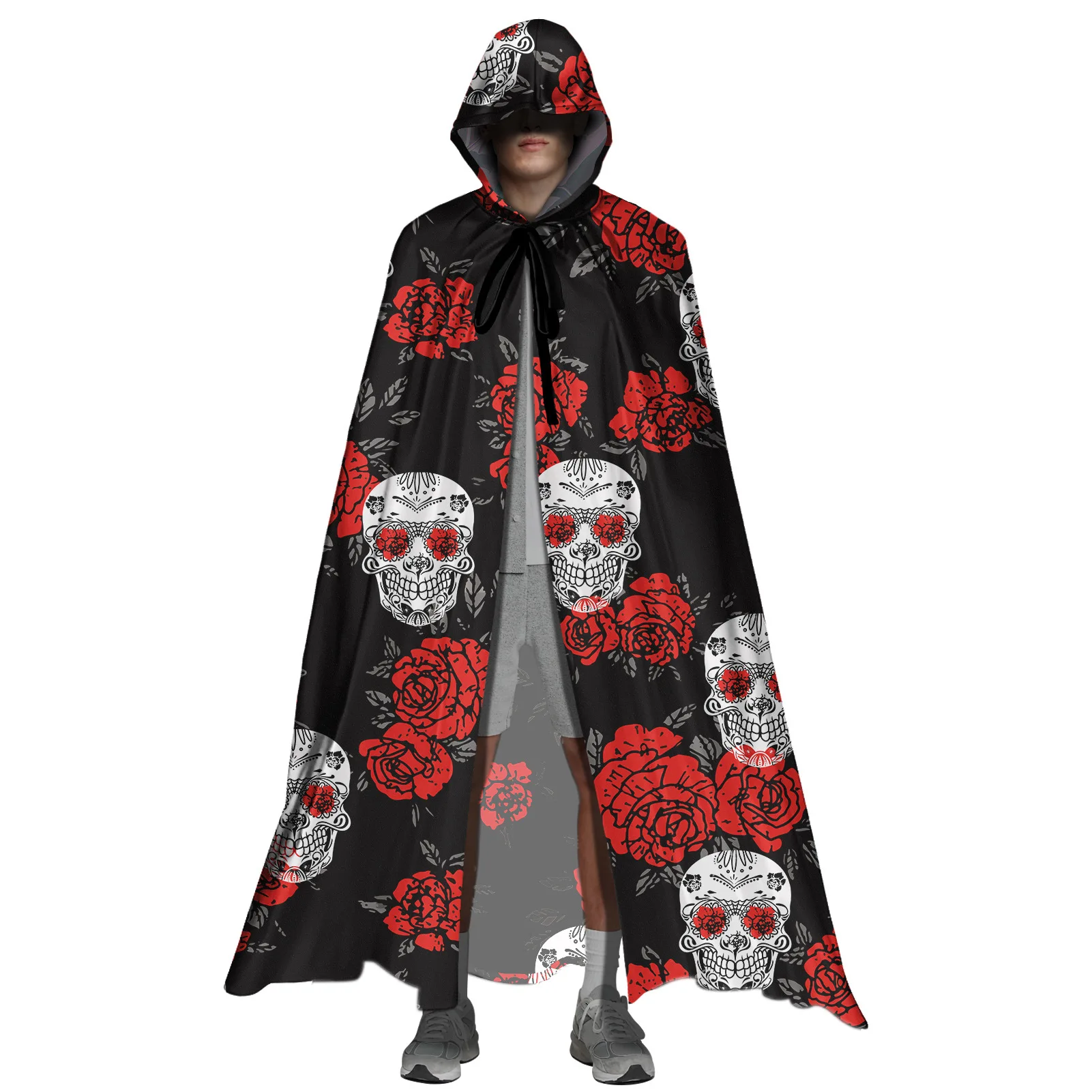 

Halloween Hooded Robe Cloak Christmas Hoodies Cape Cosplay For Adult Kids Men Women Party Favors Supplies Clothes Gifts Costume