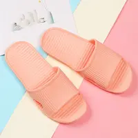 Tongs à rayures pour homme et femme, chaussures d'été confortables et souples pour la salle de bain 2