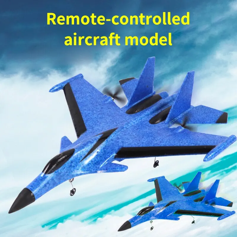Avião Asas De Combate R/C Bateria Recarregável Unik