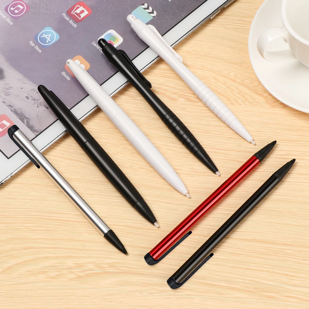 

1Pcs/lot Portable Lightweight Capacitive Resistive Touch Screen Stylus Pen For IPad Touch Pen For Smart Phone Tablet Drawing Pen