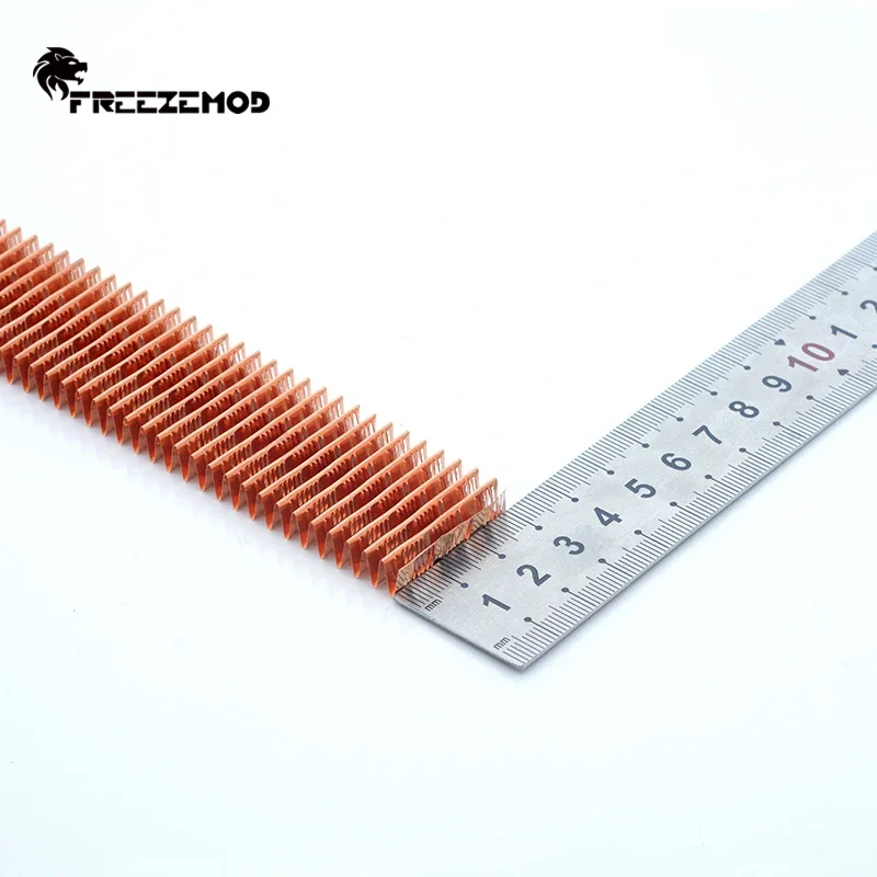 Zemod-radiador de Cobre de Camada Dupla para Computador Water Cooler 80 mm Fans Cobre Fins Tsrp-h240 45 mm - Imagem 4