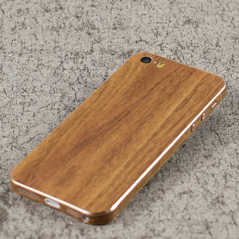 Venatura Del Legno Decorativo Per Apple Iphone 5S Se Protezione Del Telefono Cellulare Per Adesivi Con Pellicola Posteriore Iphone5S Se