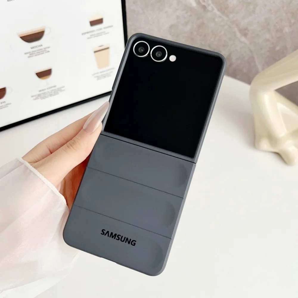 Ultra-Durable Hard Shell Folding Phone Case with Anti-Fall Protection for Samsung Galaxy Z Flip Series