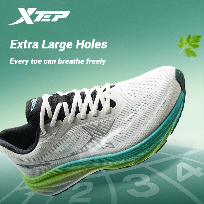 Xtep PIONEER Men's Professional Running Shoes 2025 Spring Sneakers Cushioning Wear-Resistant Lightweight Sneakers 875119110010