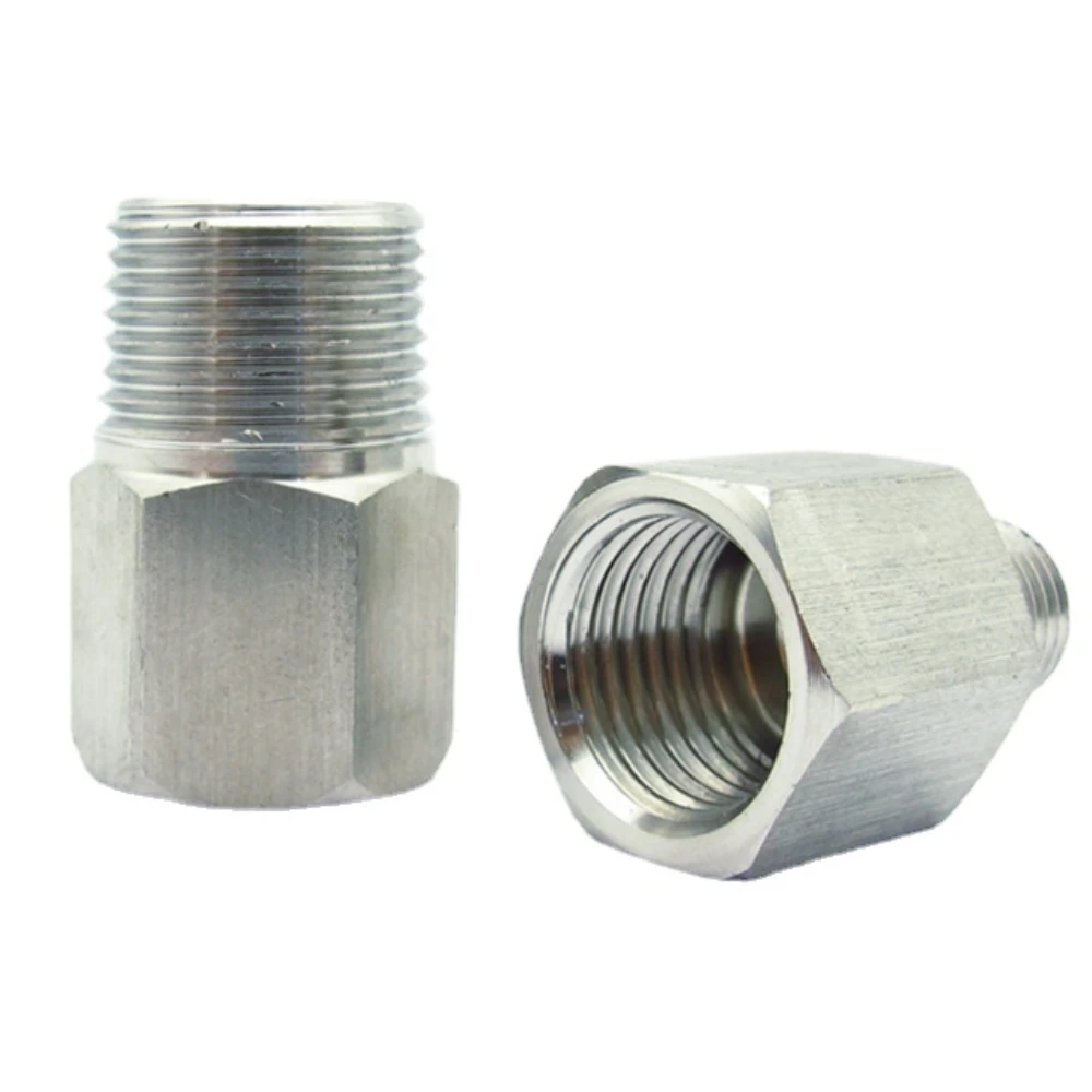 Pipe Fitting M10 M14 M20 1/8" 1/4" 3/8" 1/2" 3/4" NPT BSP Male Female Thread 304 Stainless Steel Socket High Pressure Resistant Pipe Fitting