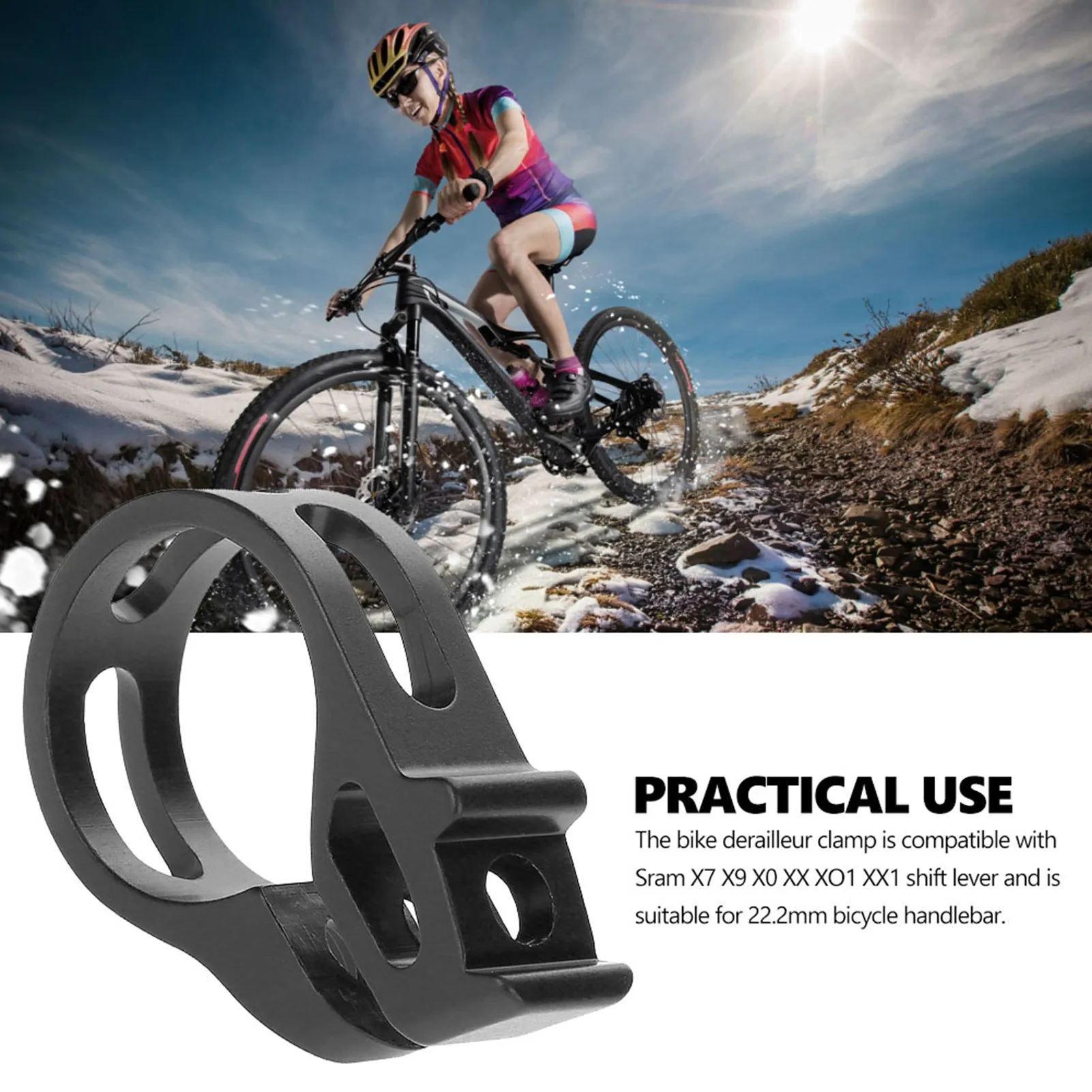 Shifters Clamp 22.2mm Aluminum Alloy Bike Shifter Clamp 22.2mm For Sram X7 X9 X0 XX XO1 XX1 Bike Clamp