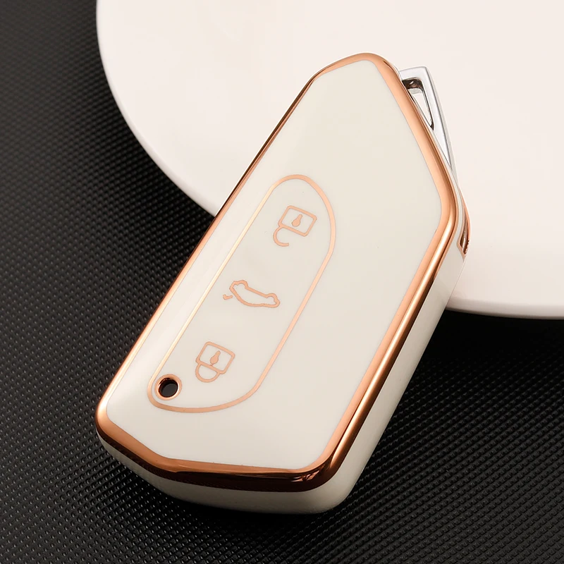 TPU Car Remote Case Key Cover for Skoda Octavia A8 MK8 MK4 2020 2021 for Seat Leon Fr Mk4 Cupra Formentor for VW Golf 8 ID-4