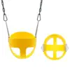 Heavy-Duty High Back Full Bucket Toddler Swing Seat, Fully Assembled (Yellow, Red, Blue) 3