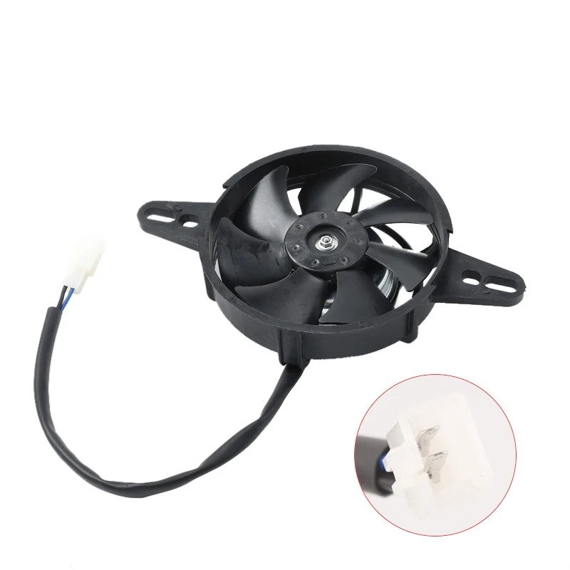 Cooling Fan Motorcycle Radiator Oil Cooler 12V 35W Motorcycle Cooling Fan Oil Cooler Electric Radiator For BMW Honda Suzuki Dirt Pit Bicycle Scooter