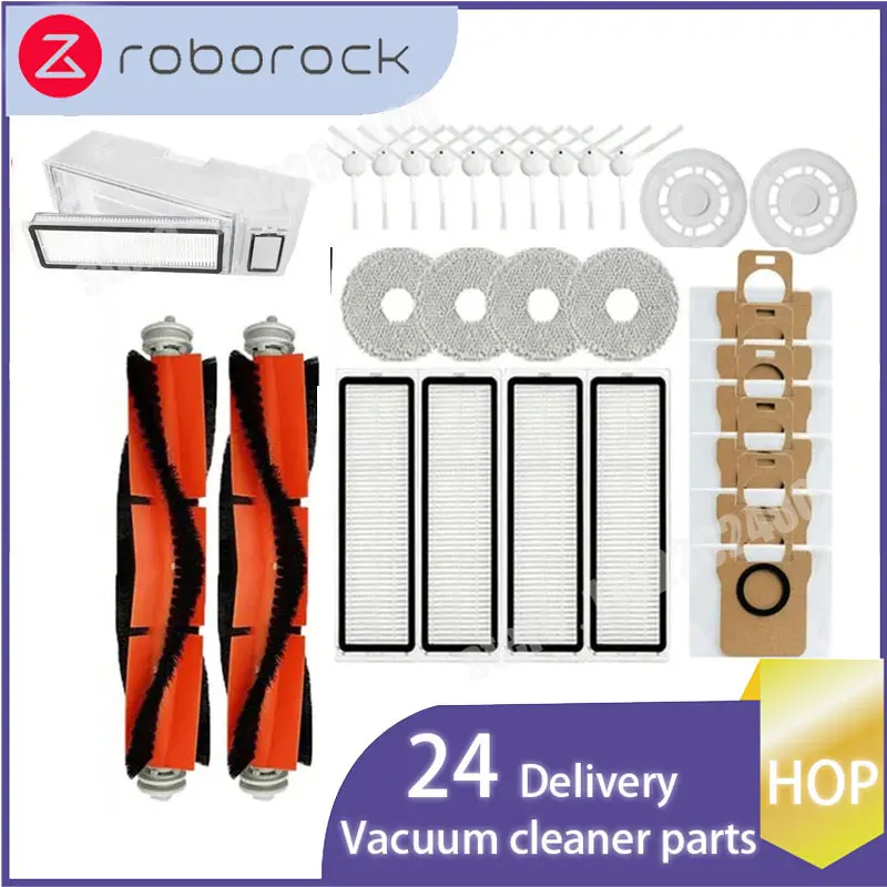 Escova Lateral Principal Hepa Filter Mop Peças do Bolsa de Poeira Acessórios para Xiaomi Mijia Omni 1s B101cn B116 X10 Dreame L10s Ultra S10 Pro
